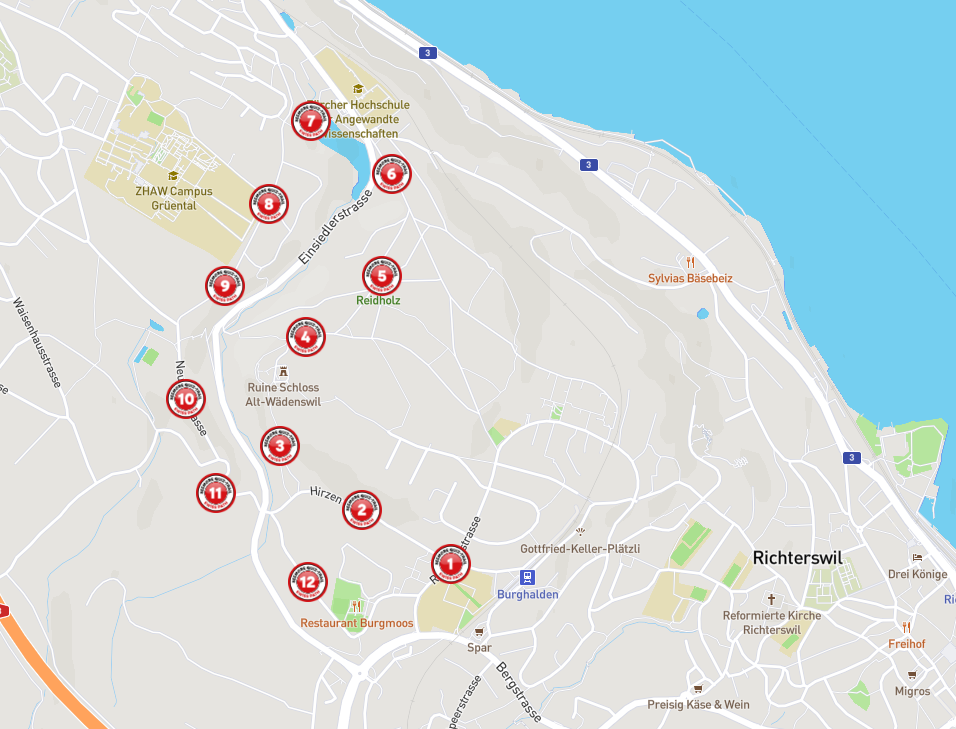 QUIZ-TRAIL Swiss Path - Richterswil