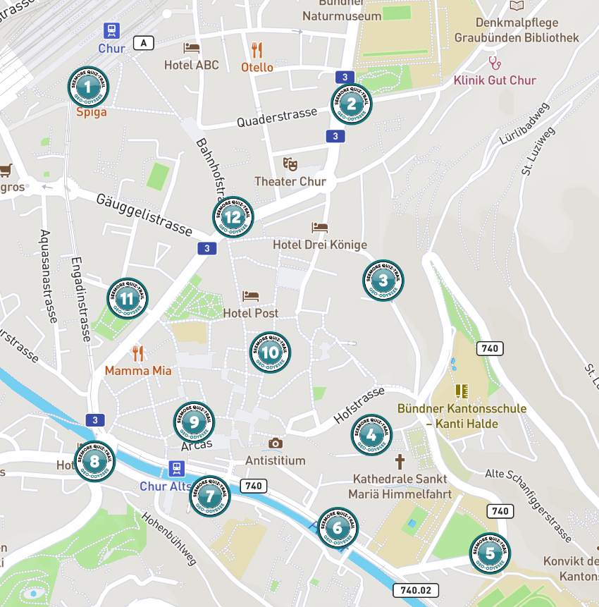 QUIZ-TRAIL Geo Odyssee no. 1 - Chur
