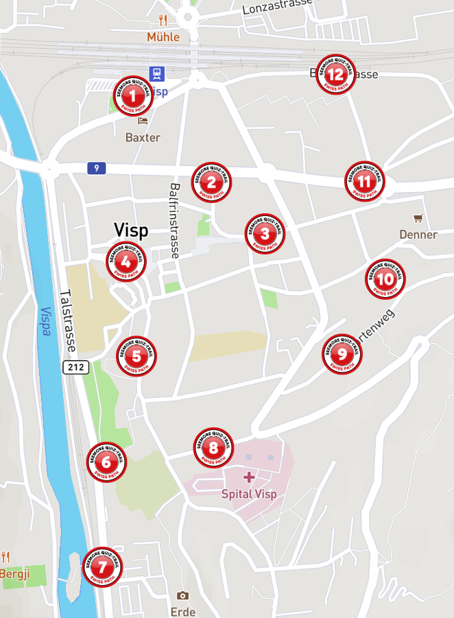 QUIZ-TRAIL Swiss Path - Visp