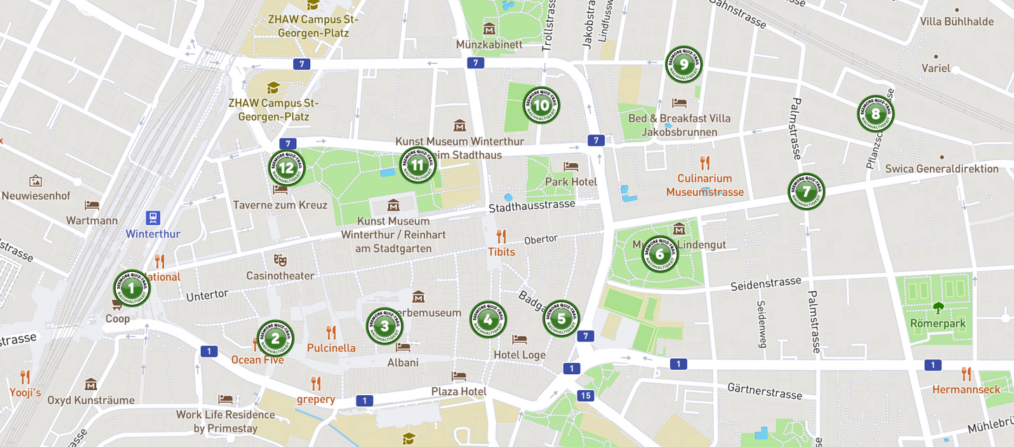 ECO QUIZ-TRAIL Nachhaltigkeit - Winterthur