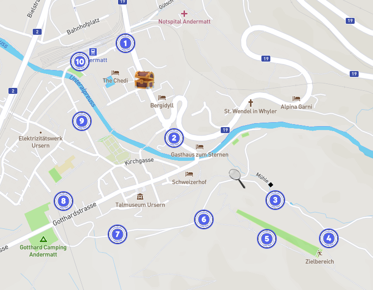 KIDS-TRAIL "Der Regenbogenkristall" - Andermatt
